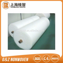 White spunlace non woven fabric rolls for wet wipes cotton fabric roll pp woven fabric roll
